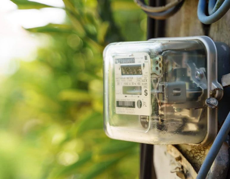 close-up-electric-meter-box